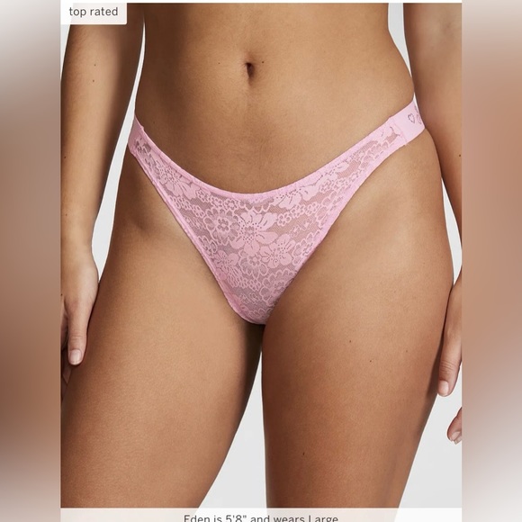 irep
Victoria's Secret Pink Wink Logo
High-Leg Thong Shine Straps
Bling lace - Picture 2 of 5